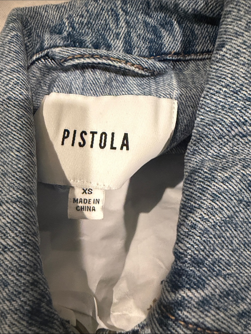 pistola Light Blue Denim Shacket - Picture 8 of 8